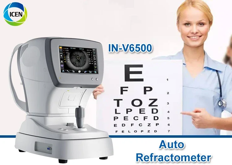 IN-V6500 China Optical Equipment Autorefractor Auto Refractometer with  Keratometer for Eye Test