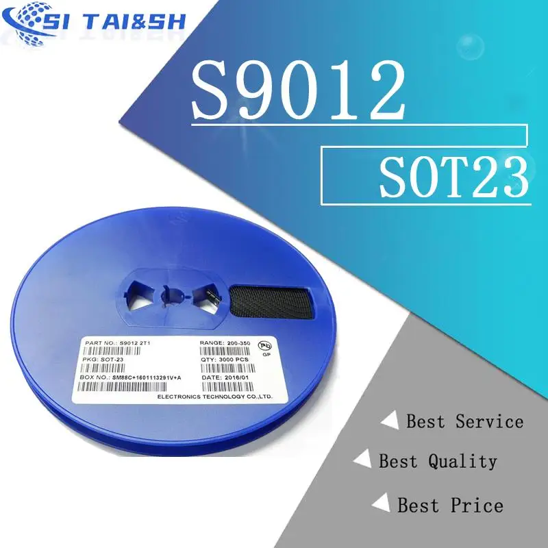 100PCS S9012 SOT23 9012 SOT SMD 2T1 SOT-23 new SMD transistor