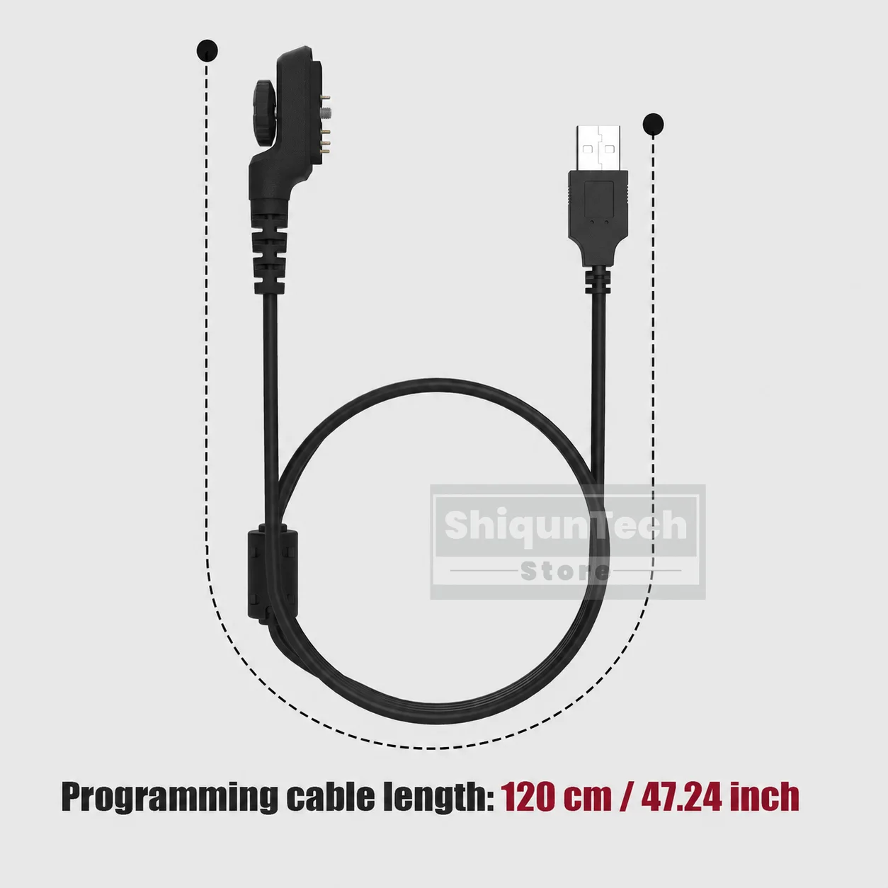 DP780 USB Programming Cable PC38 PD785 Walkie Talkie Program Cable Compatible with PD702 PD705 PD755 PD985 PD982 Two Way Radios