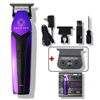 KULILANG R55F Purple Professional Electric Hair Trimmer 7200RPM Adjustable 0 Pitch GTX Blade Barber Shop Hairdressing Clipper