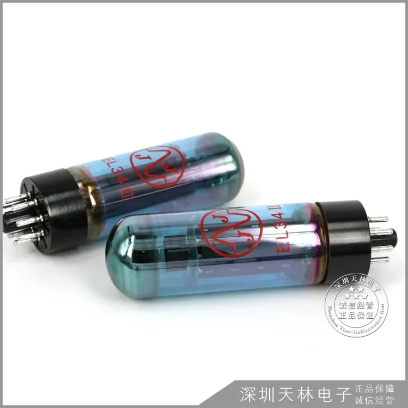 JJ EL34 สูญญากาศวาล์วเสียงเปลี่ยน EL34-TII 6CA7 6P3P EL34 Power DIY เครื่องขยายเสียงโรงงานทดสอบและ Match