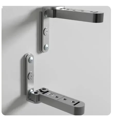 3D Heaven Earth Hinge 2-piece Set Hidden Metal Hinge Adjustable Furniture Hinges Invisible Door Hinges Hardware Accessories