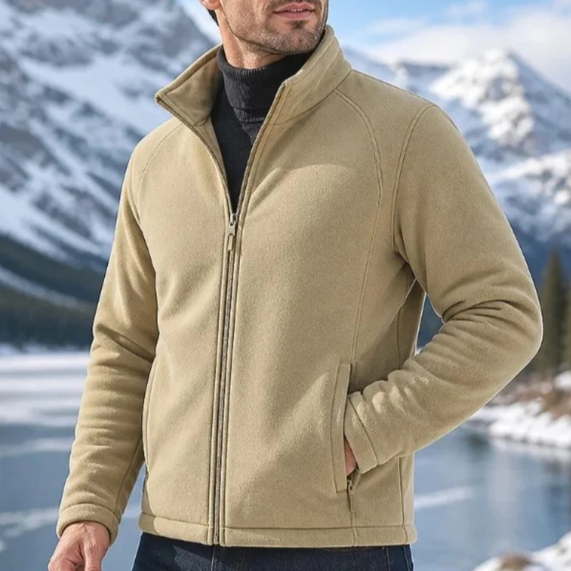 Thick Fleece Military Jackets Men Autumn Winter Warm Windproof Casual Parka Coat Streetwear Vintage Heavyweight Outerwear Parkas