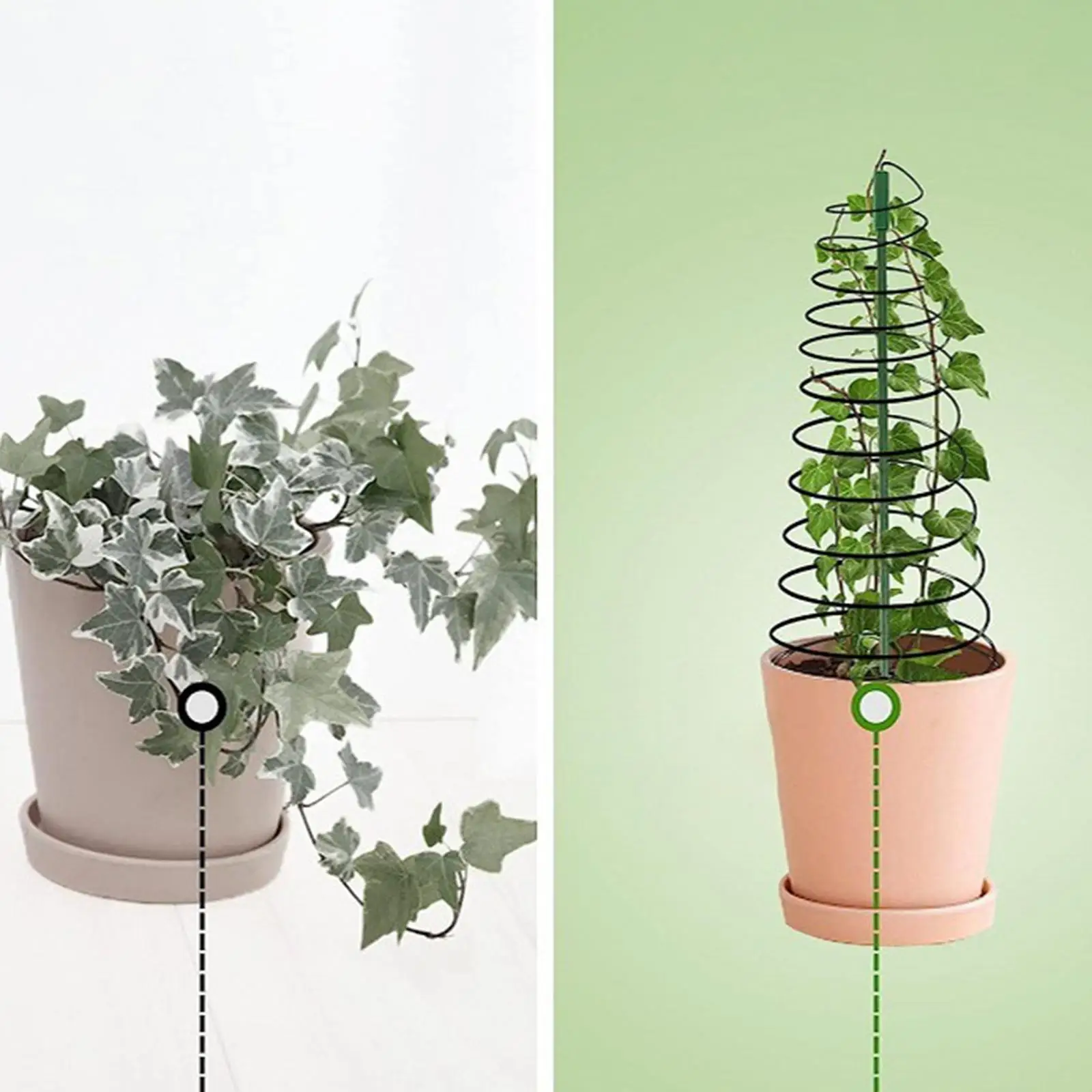 

Многоразовая спиральная опора-решетка для вьющихся растений, легко устанавливаемая, для сада и огорода