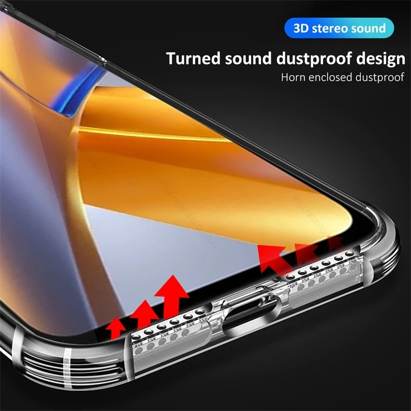 3To1 Soft Case + Camera Tempered Glass For Xiaomi Poco M5S Screen Protector Film On Poko Poxo Pocco Little M5S M 5S 5 S 4G 6.43\