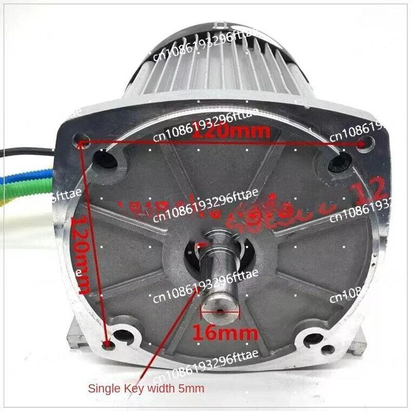 Brushless High-Speed Motor for 1500W 1800W 2200W Dc 60V / 72V   Without Gearbox Electric Car   Modification