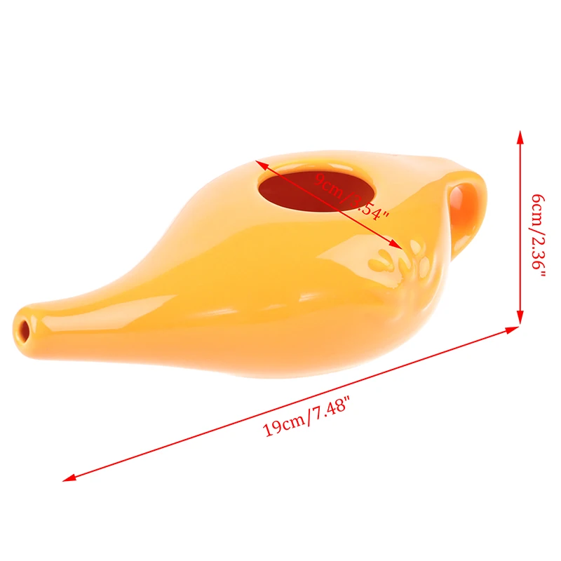 250/350ML Ceramic Neti Pot Nose Cleaning Pot Durable Leakproof Spout Pot For Nasal Rinsing Nose Washing Men Women