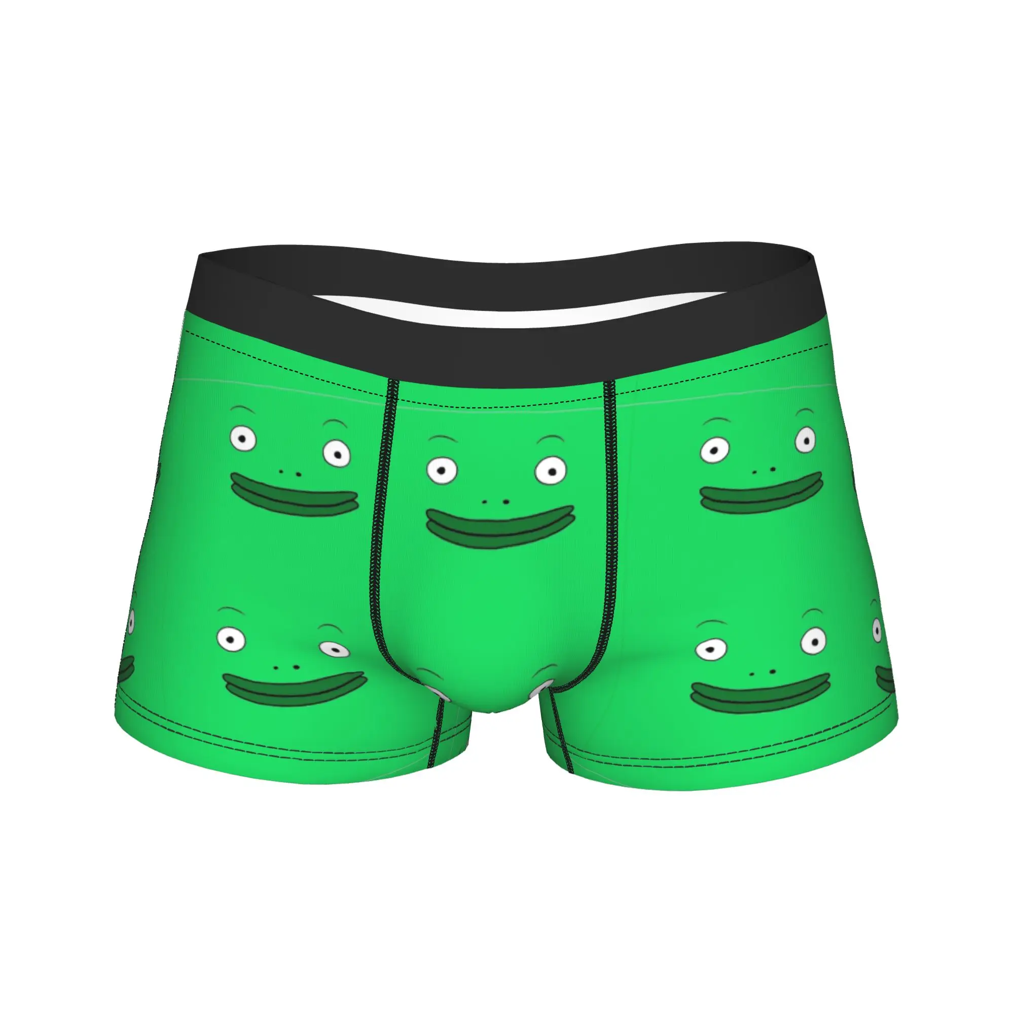 

I'm Mr. Frog Smiling Friend Underwear Elastic Panties Customs Shorts Briefs For Men 3D Pouch Oversize Boxershorts