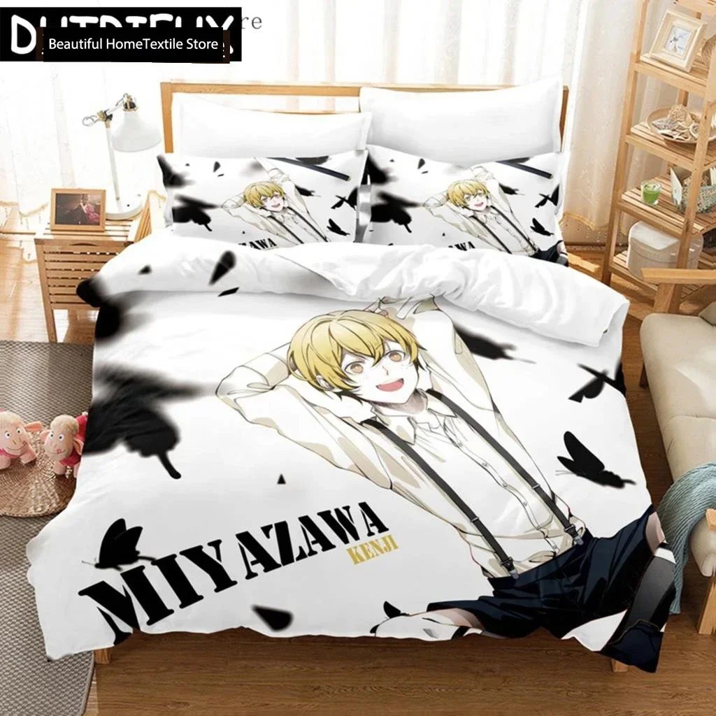 Anime Bungo Stray Dogs Nakahara Osamu Comfortable Duvet Quilt Cover Pillowcase Bedding Set Bedroom Decoration Home Textile