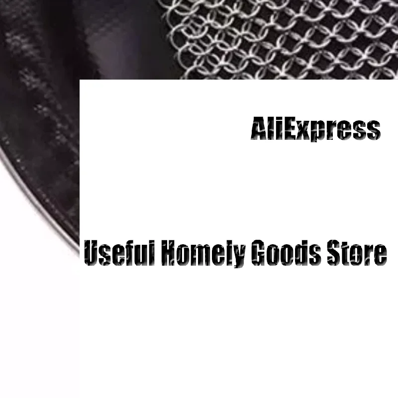 1Pcs Stainless Steel Cleaning Scrubber With Long-Lasting Net For Burnt Residue And Rust On Cookware Kitchen Cleaning Tool For