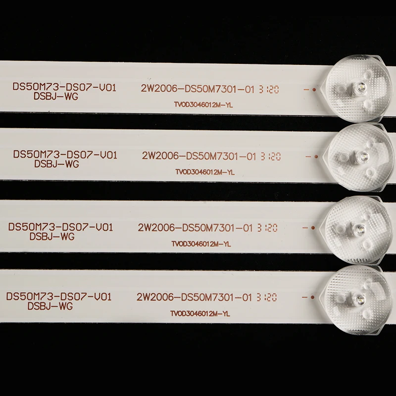 10/30PCS LED Backlight strip for DS50M73-DS07-V01 49inch 50 inch akai aktv505 TV DSBJ-WG 2W2006-DS50M7301-01 10pcs