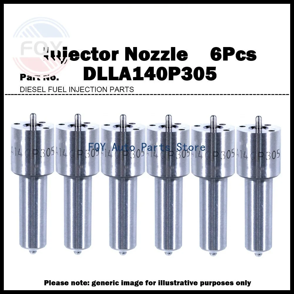 

6X для IVECO EuroCargo 5.8/5.9D 0432191732 ​ Высококачественная форсунка для дизельного двигателя DLLA140P305