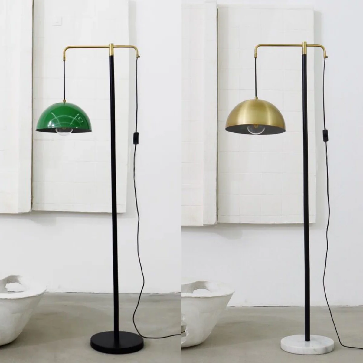 Bedroom Bedside Lamp Villa Floor Lamp LED Home Decorative Standing Light Postmodern Minimalist Marble Floor Lamp