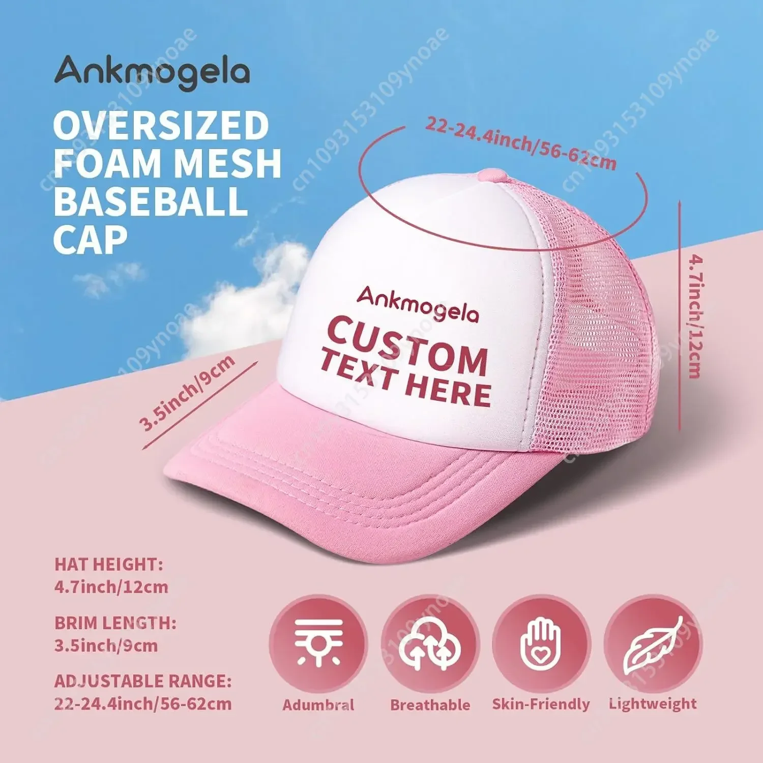 1 حزمة من قبعة سائق الشاحنة الفارغة الرجال والنساء قبعة شبكية الساخن ختم DIY بها بنفسك الكتابة على الجدران قبعة قبعة بيسبول الرجال امرأة في الهواء الطلق حفلة عادية He #2