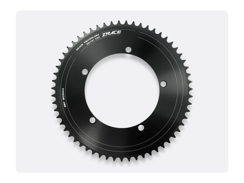 ZRACE RX Track Bike Fixed Gear Kurbelgarnitur 144BCD 46T-50T Kettenblatt 165-175mm Kurbelarm Fahrradteile – Detail 7
