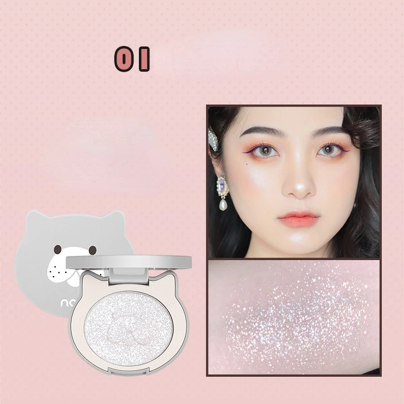 Animal Mashed Potato High Gloss Cosmetic High Gloss Three-dimensional Cosmetic Powder Brightening Complexion Makeup