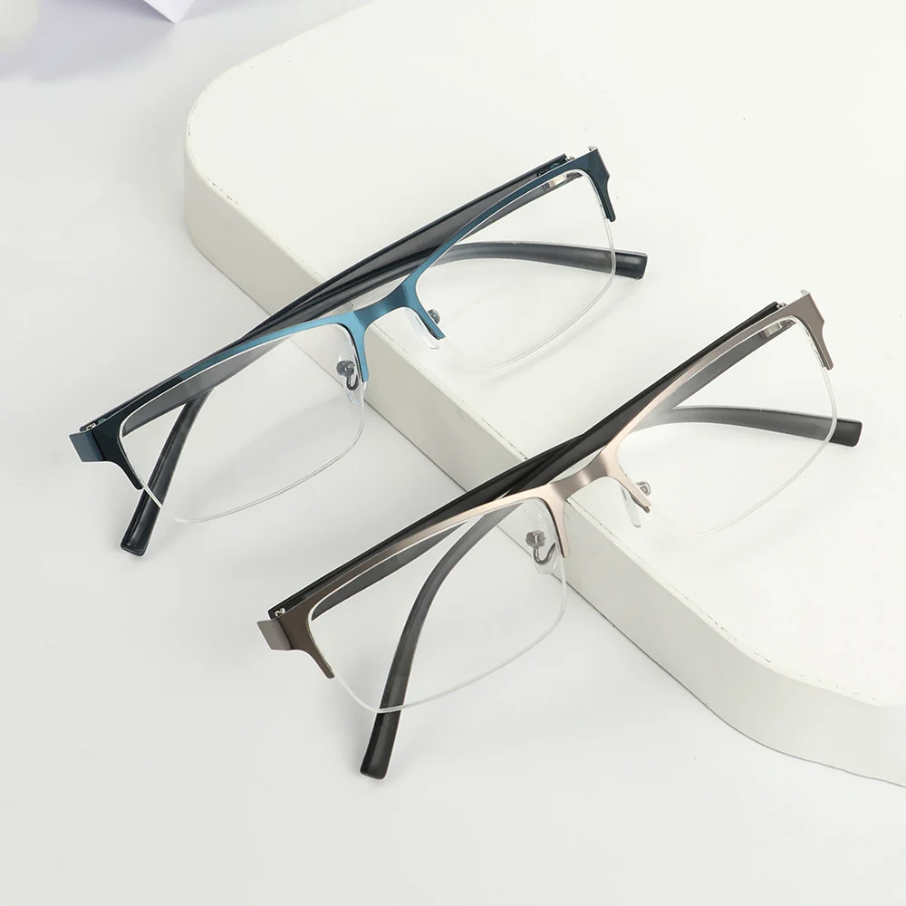Men Fashion Classic Myopia Glasses Women Square Frame Business Eyewear Vintage Eye Protection Short Sighted Glasses -100~600