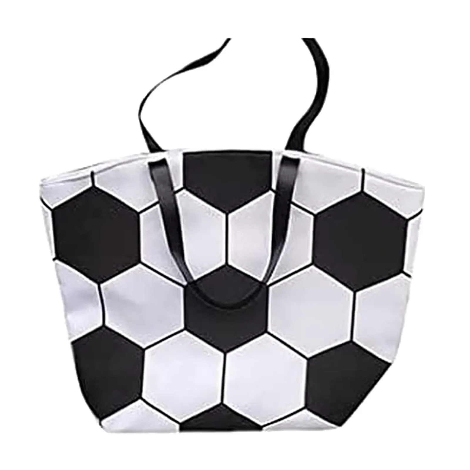 Bolsa tote feminina futebol esportes beisebol e basquete bolsa de lona casual oversized saco de praia utilitário compras e trabalho sacola