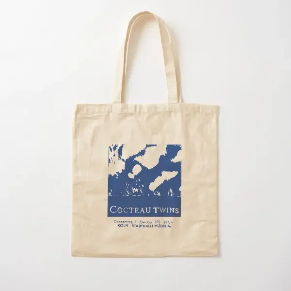 

Cocteau Twins Art Cotton Canvas Bag Tote Printed Fashion Casual Women Fabric Reusable Ladies Designer Shoulder Bag Grocery