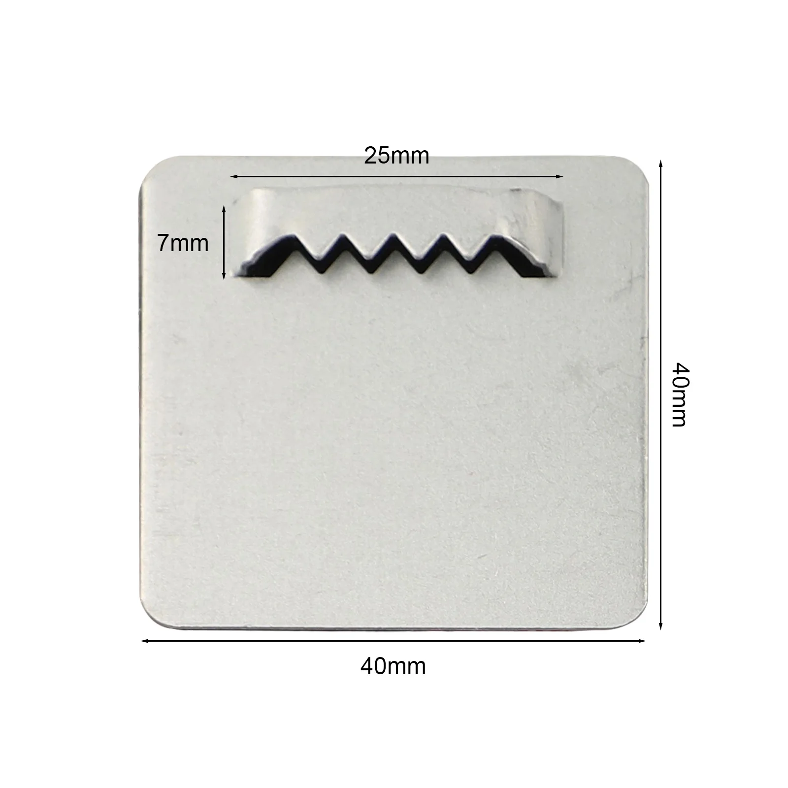 10PCS Photo Frame Hanger Bathroom Glass Mirror Hanging Clock Picture Wall Hooks With-Adhesive Metal Hardware Accessories 40*40mm view 2