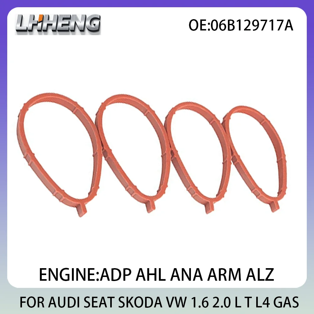 

Intake manifold gasket For AUDI A4 SEAT EXEO SKODA SUPERB VW PASSAT 1.6L 2.0L 1.6 2.0 L T L4 GAS 94-10 ADP AHL ANA 06B129717A