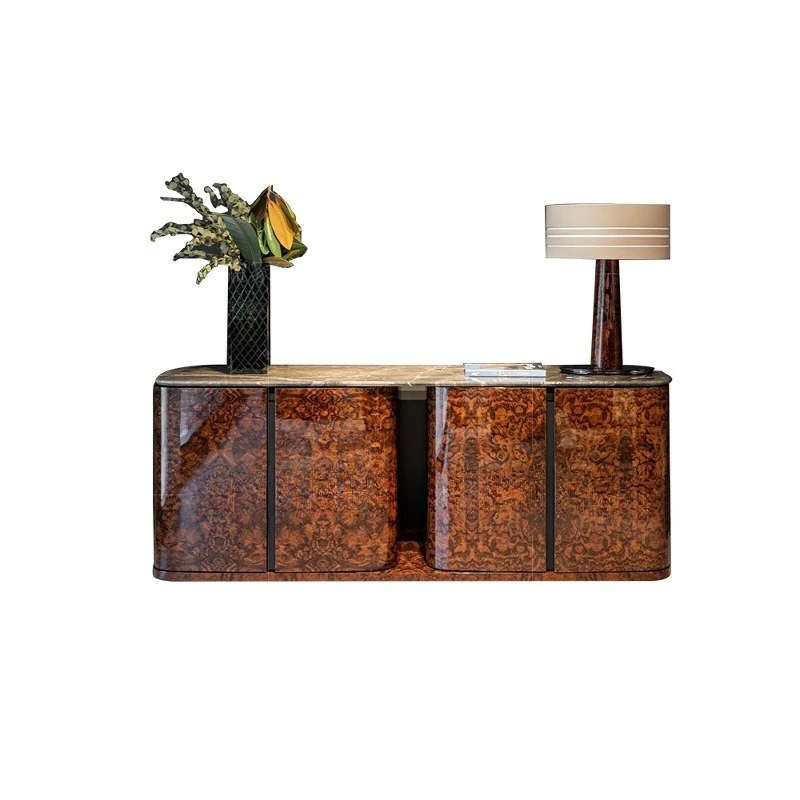 

Light luxury dendrone piano lacquer furniture designer villa living room