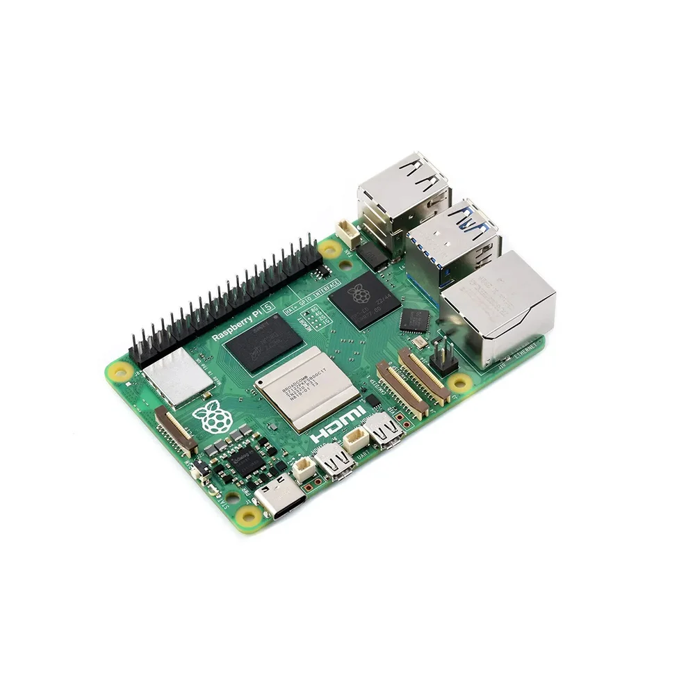 Raspberry Pi 5 Original 2GB / 4GB / 8GB RAM Option BCM2712 processor 2.4GHz quad-core 64-bit Arm Cortex-A76 CPU Develop board