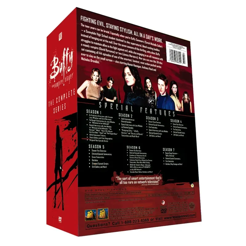 Buffy the Vampire Slayer Season 1-7 39 Disc DVD English Version