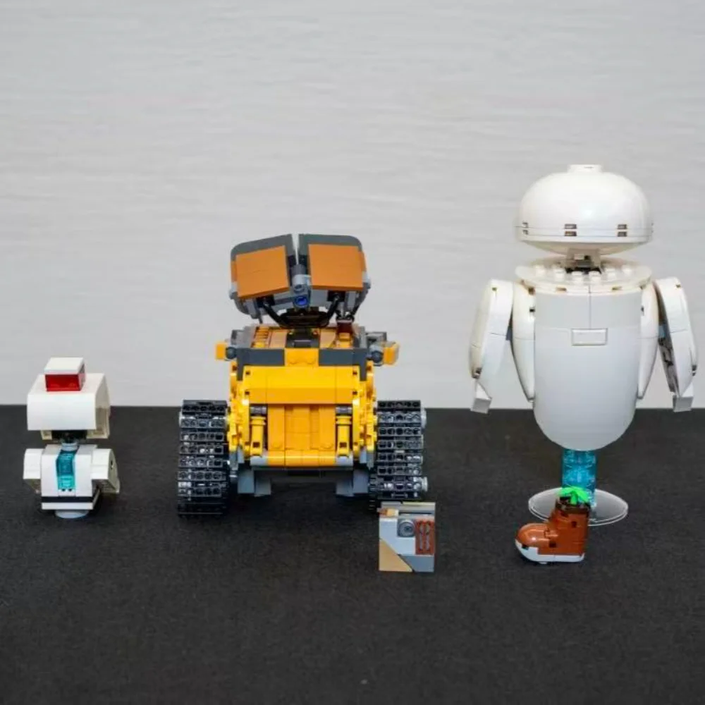 2025 جديد 811 قطعة MOC 43279 WALLI EVE روبوت اللبنات الشكل كتل لطيف شخصية كرتونية اللعب هدايا عيد الميلاد عيد الميلاد