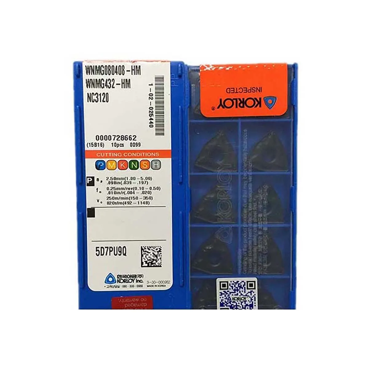 KORLY 100% الأصلي WNMG WNMG06 WNMG08 WNMG0604 04 WNMG0804 04 08 -HM GR NC3120 PC8115 تحول إدراج 10 قطعة