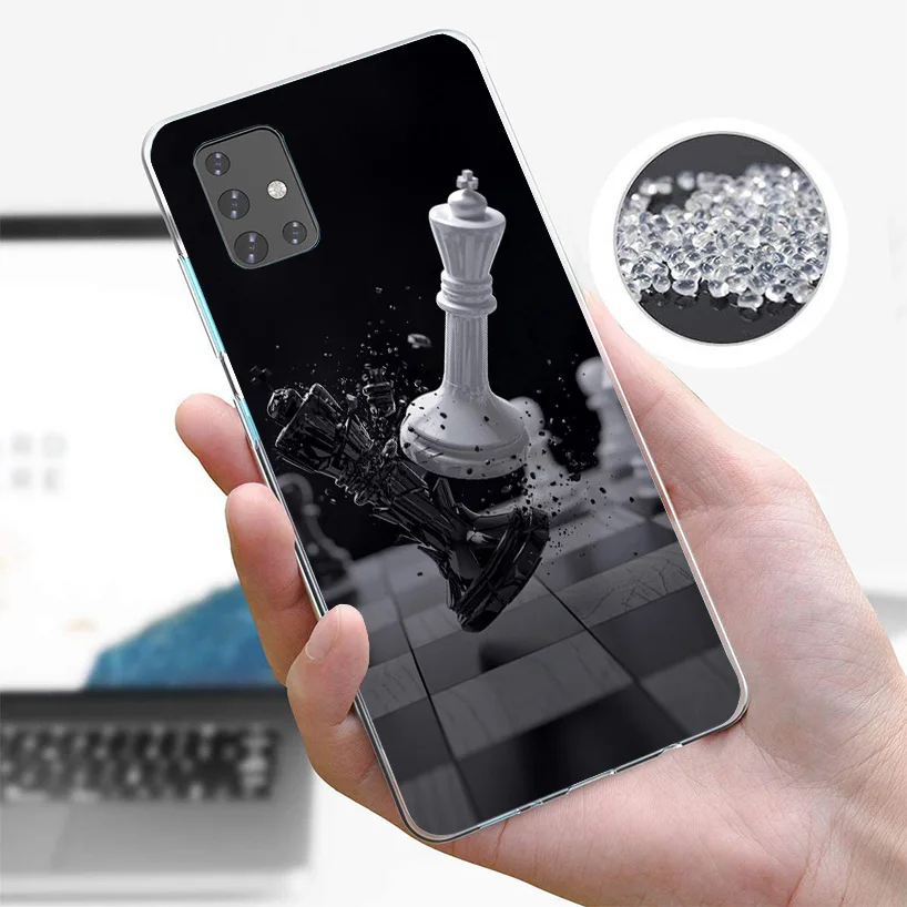 Competitive Chess Game Phone Case for Samsung Galaxy A50S A51 A70 A71 A41 A31 A21S A11 A40 A30 A20E A10 A6 Plus A8 + A7 A9 Cover