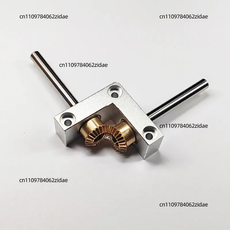 For 4mm 5mm Shaft Mini 90 Degree Right Angle Gearbox 1:1 Bevel Gear Steering Transmission Box for Model DIY