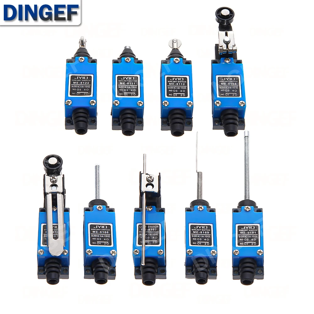 ME-8104 ME-8111 ME-8107 ME-8108 ME-8112 ME-8166 -8169 Limit Switch Rotary Adjustable Roller Lever Arm Travel Switch AC250V NO NC
