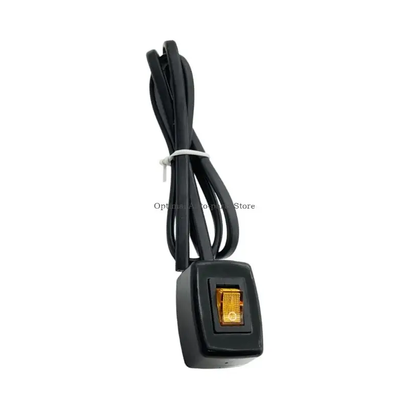 LED Backlit Motorcycle Toggle Switches Weather Resistant Plastic Quick Install