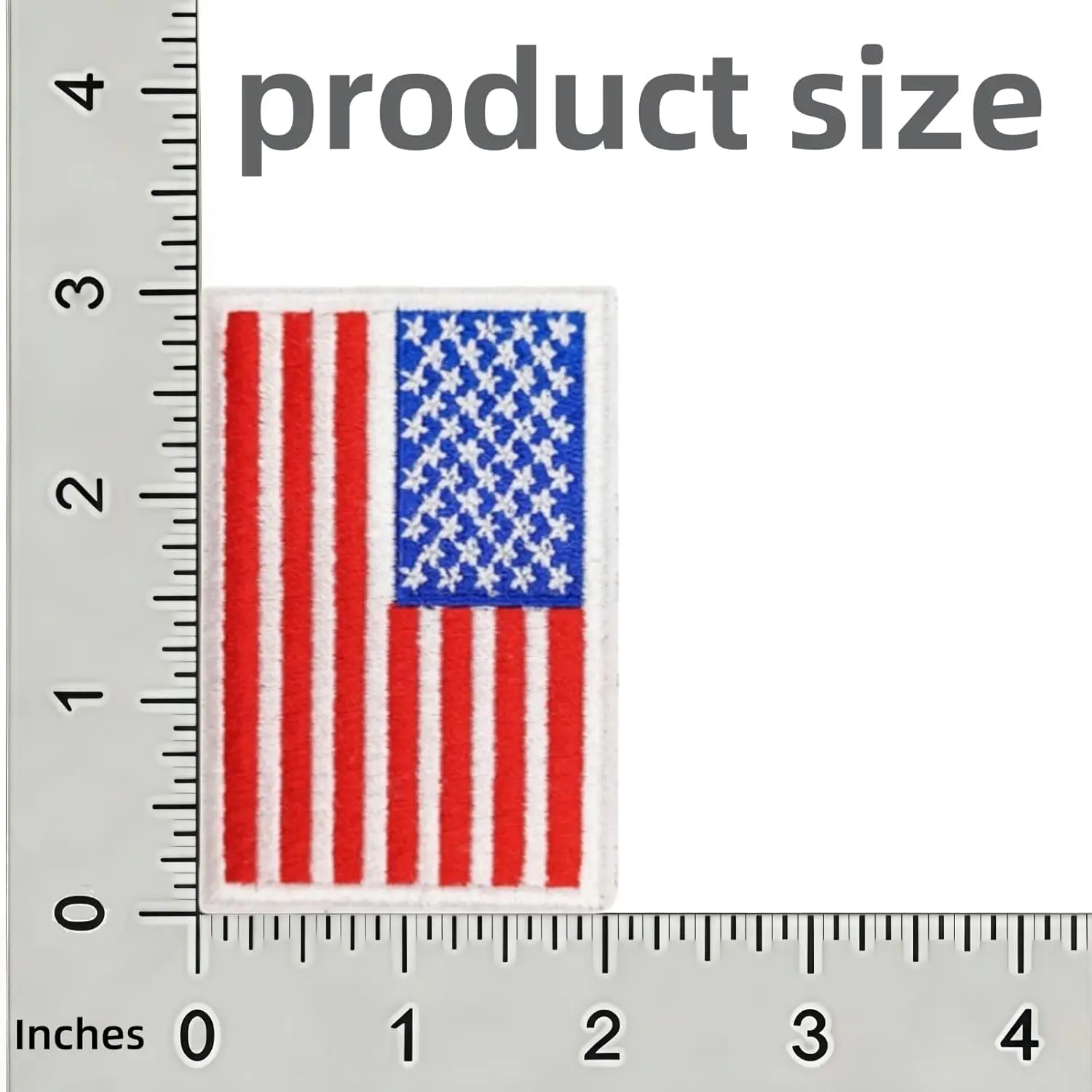 American Flag Tactical Patch -  Sew-on or Hook and Loop, Suitable for Jackets, Vests, Backpacks and Tactical Helmets