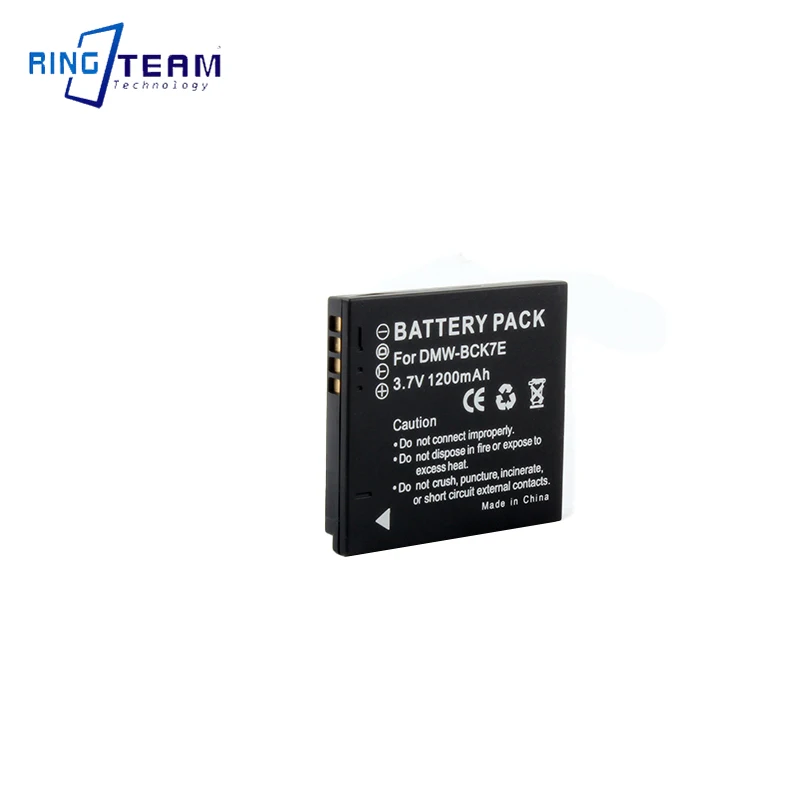 1PCS/Lots DMW-BCK7E BCK7E Camera Battery Pack Batteries For Panasonic DMC-S1 S3 FH2 FH5 FP5 FP7 Camera Rechargeable Battery