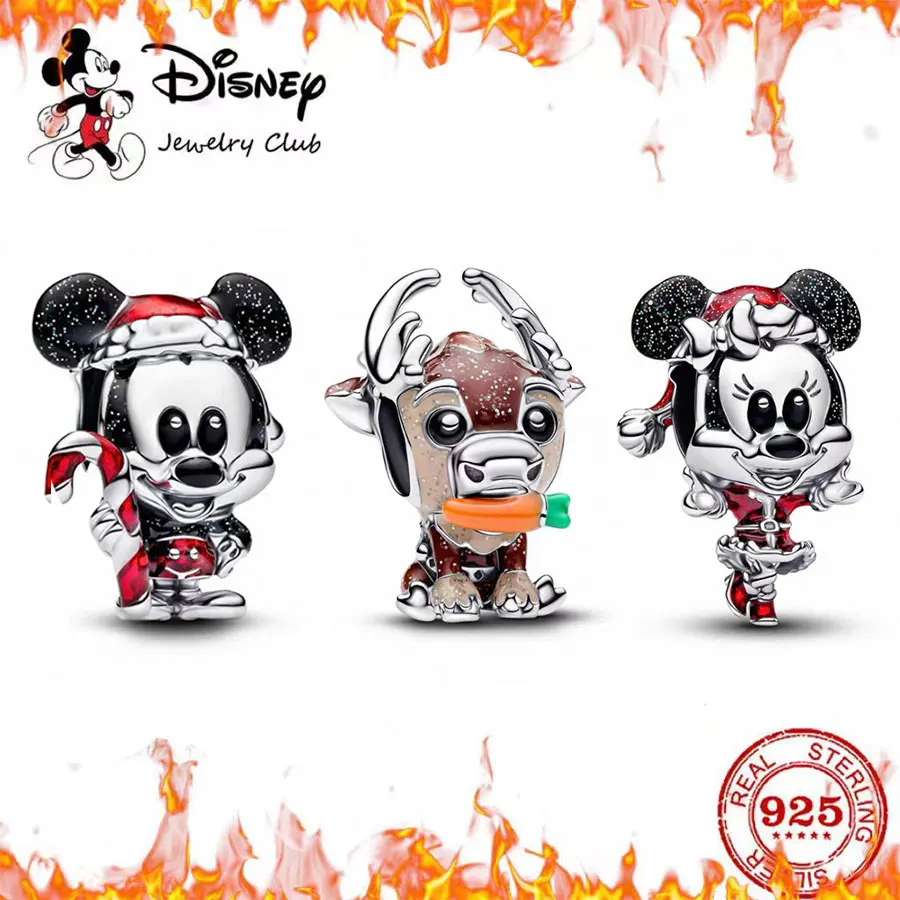 

Perfect for the original DlY bracelet, fashionable gift for women, trendy 100% 925 sterling silver Disney new pendant.