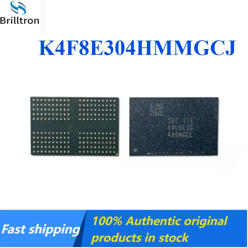 2PCS 100% New K4F8E304HMMGCJ 200 Balls 1G LPDDR4 3733Mbps RAM Brand New Original in Stock , Fast Shipping.