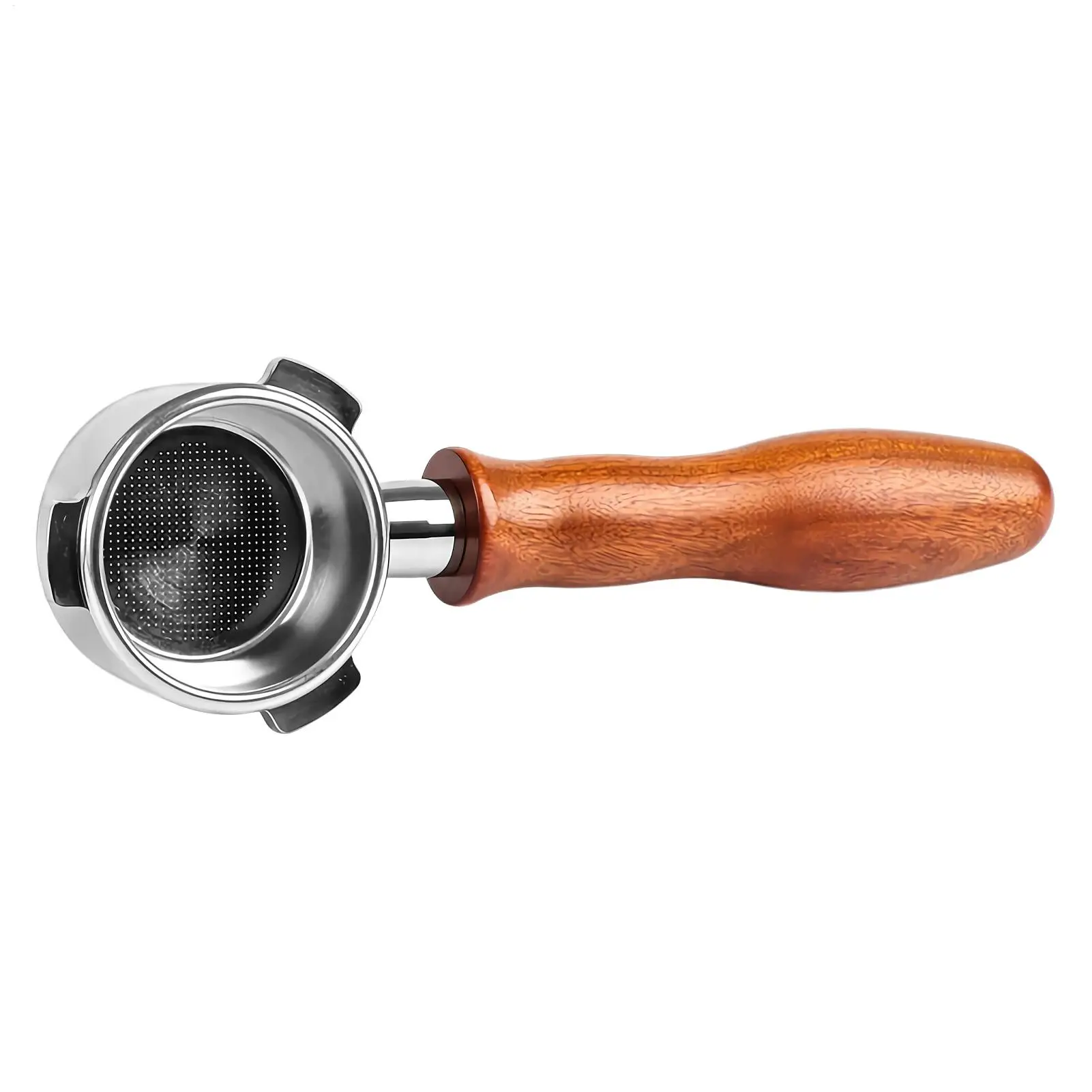 

Кофейный портафильтр 54 мм с деревянной ручкой, профессиональная корзина для портафильтра, замена для дозирующей и распределительной корзины, для домашнего кафе