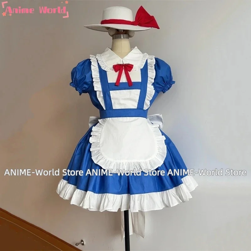 《Custom size》Touhou Project Kana Anaberal Cosplay Costume Sweet Gorgeous Uniform Dress Activity Party Role Play Wig