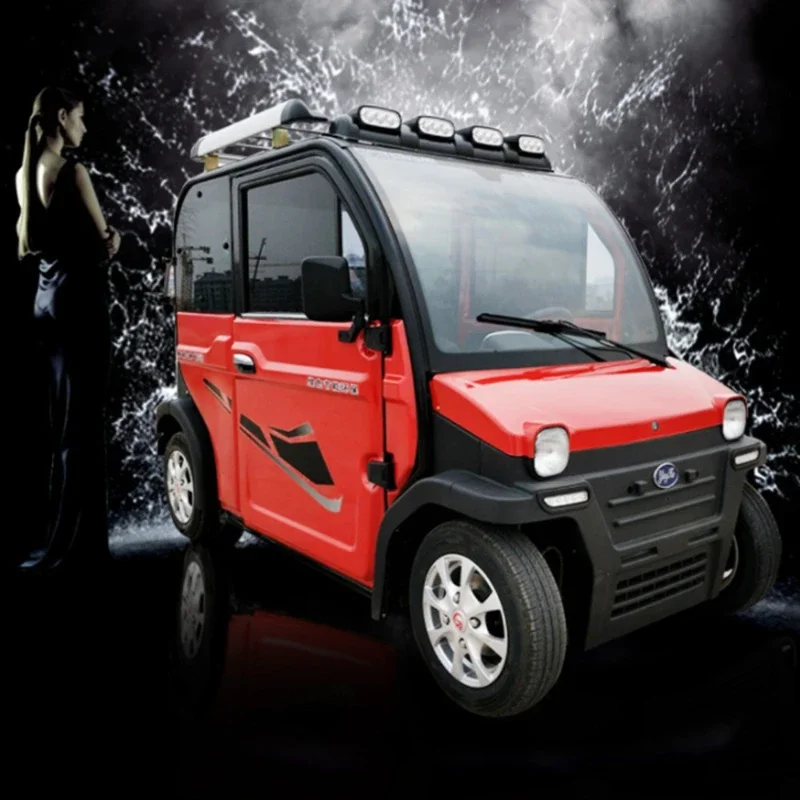 Adult four-wheeler new energy transportation car fully enclosed