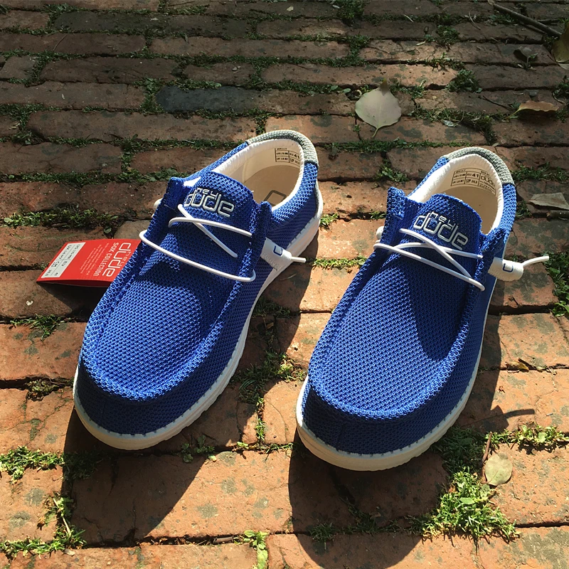 أحذية رجالية كاجوال سهلة الارتداء من هاي ديد، أحذية شبكية خفيفة الوزن للمشي والقيادة، مريحة وعصرية للصيد في الصيف #5