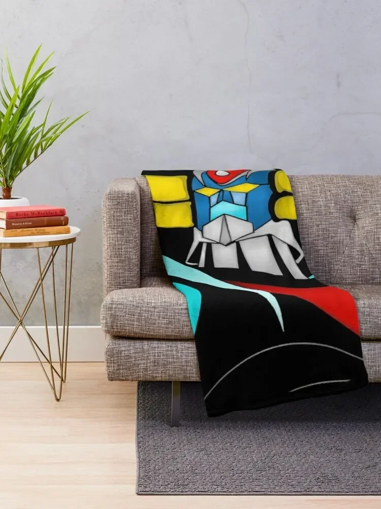 Grendizer, Goldorak Throw Blanket bed plaid Quilt Blankets