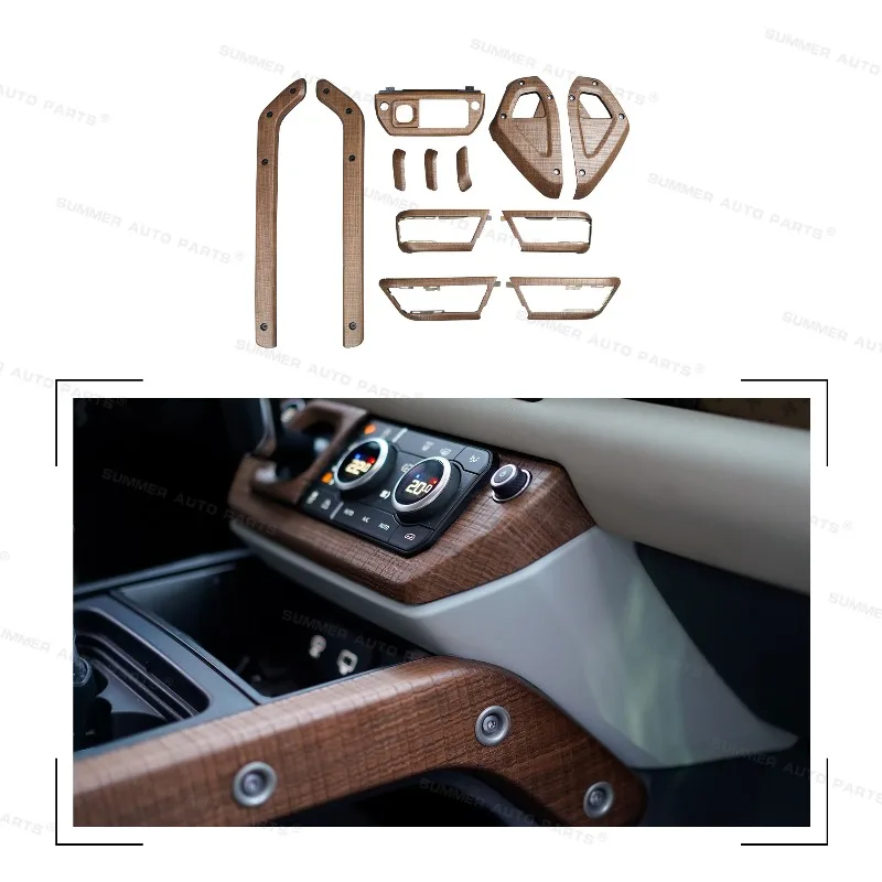 

Automotive Interior Accessories Steering Wheel Cover Center Console Cover Passerager Decorative Surface Interior Kit