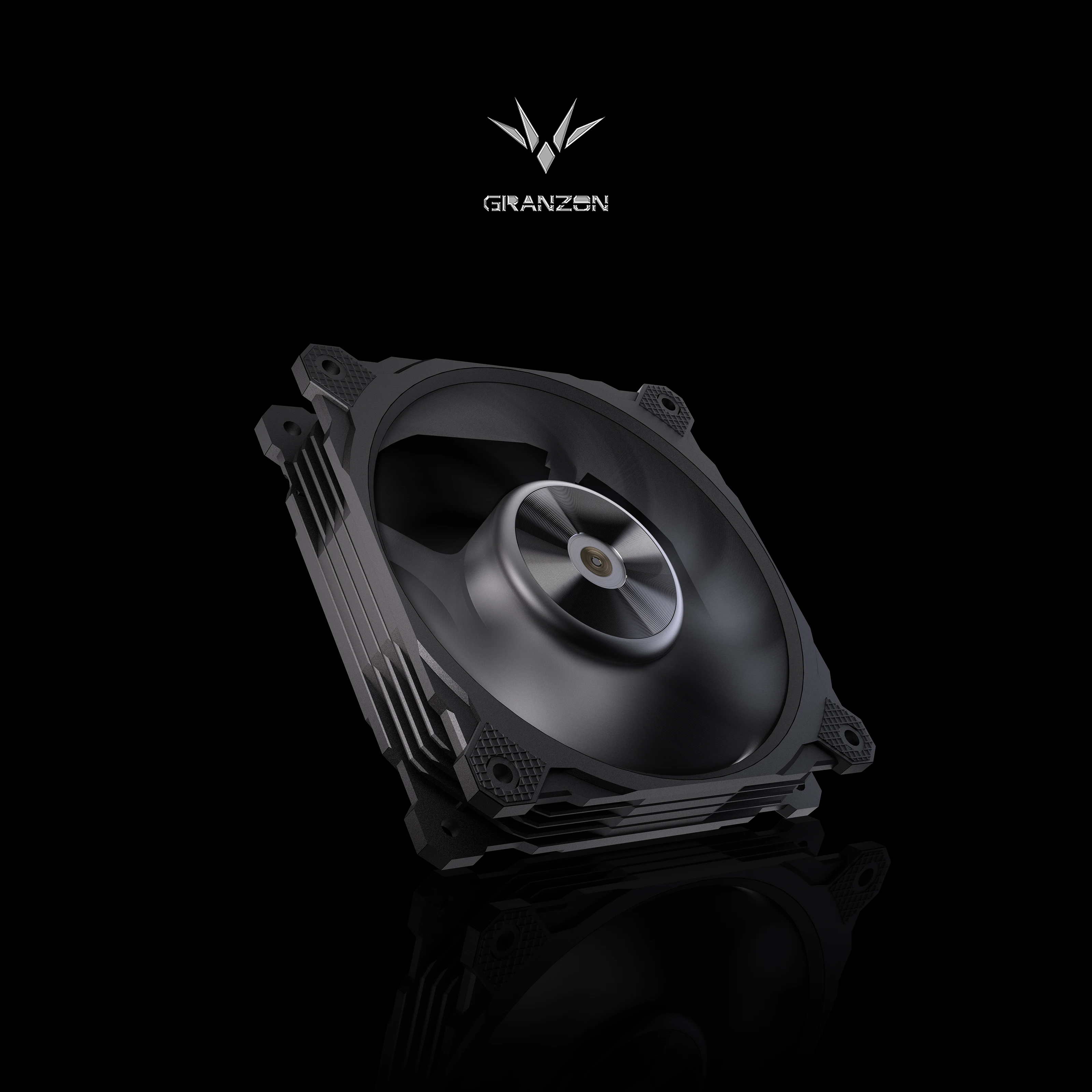 Granzon 1/2/3pcs 120mm Fan Use for Water Cooling Radiator Computer PC Case 3000RPM Heatsink Support PWM Adjust Speed GI120