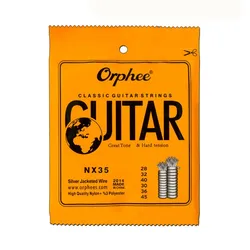 Orphee NX35 NX36 028-045 028-043 Classical Guitar Strings Nylon Silver Jacketed Wire Vacuum Packaging Parts
