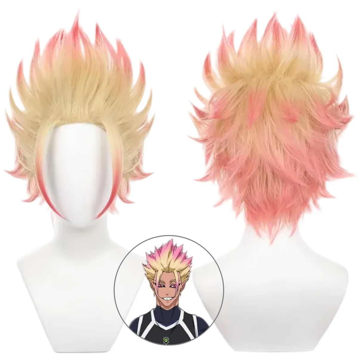 Anime Shidou Wigs Ryuusei Shidou Football Cosplay Wigs Shidou Halloween Party Performance Props