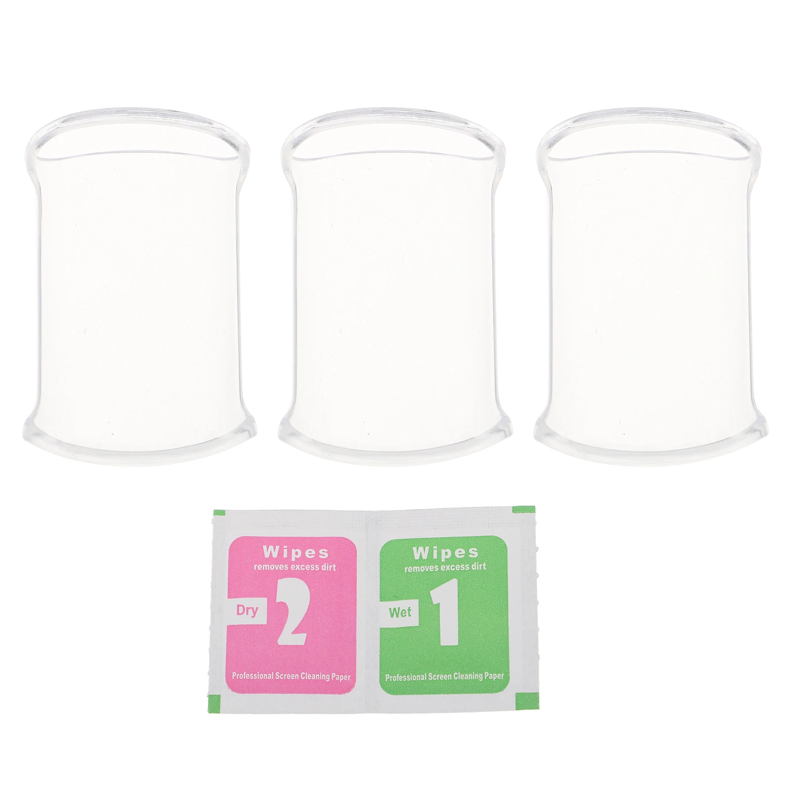 

3 Pcs Anti- Scratch Watch Case Screen Protector Smart Smartwatch Cover Full Coverage Shell