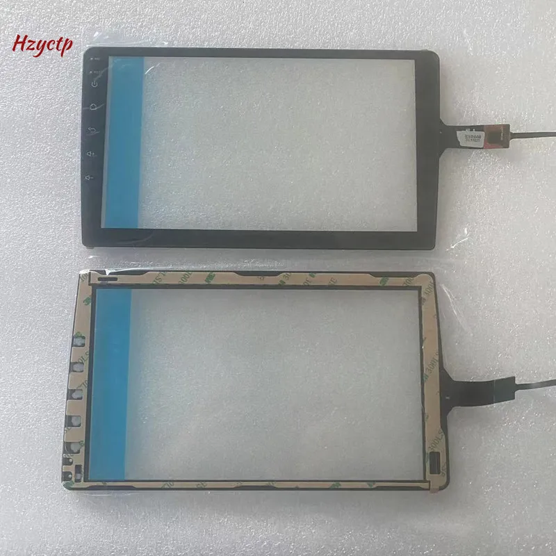 

9 Inch 2.5D Glass BlacK P/N DZGG9.0-040 / XC-017 FPC Car GPS Capacitive Touch Screen Digitizer Sensor External Glass Panel GT911