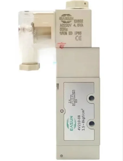EASUN 4V110-06 4V210-08 4V310 4V41015 Electromagnetic Valve Yadeke Pneumatic Components